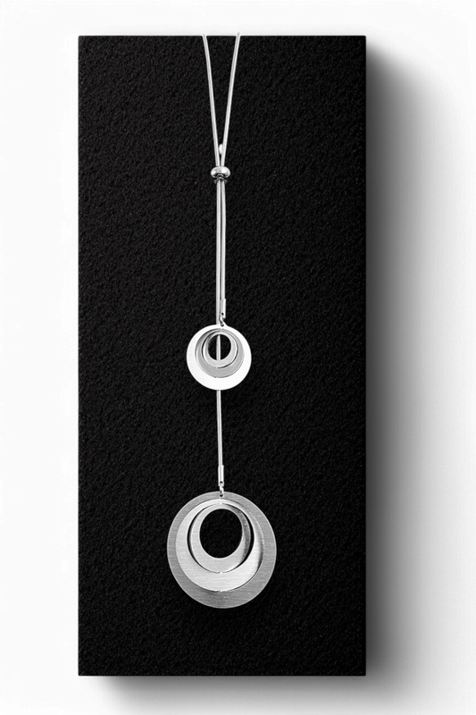 Διπλό Ρυθμιζόμενο Ατσάλινο Κρεμαστό Double Elegant Circles