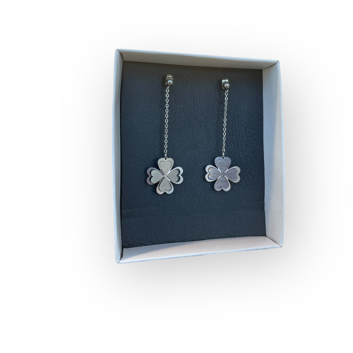 Σκουλαρίκια Elegant Falling Lucky Clovers