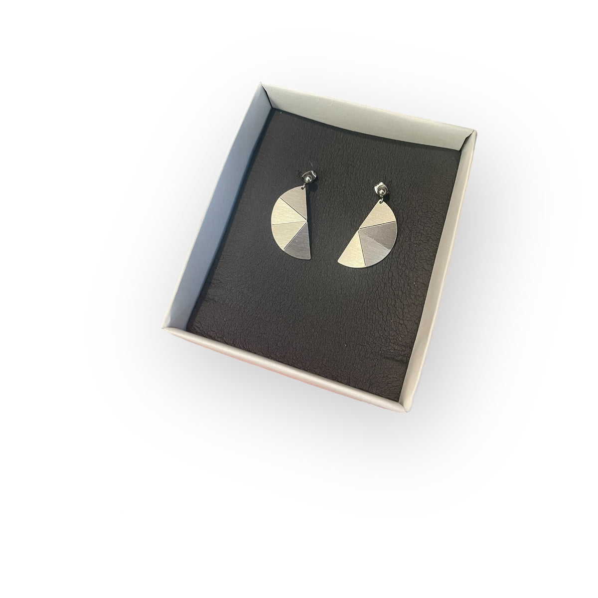 Σκουλαρίκια Origami Half Orange
