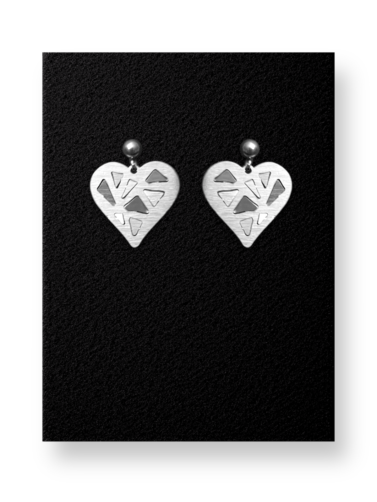 Σκουλαρίκια Mosaic Hearts Small