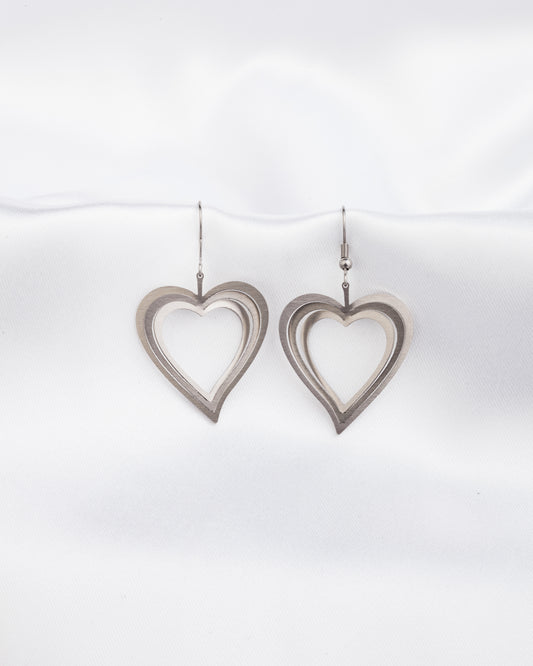 Σκουλαρίκια Illusion Hearts