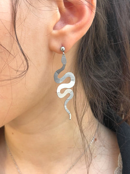 Origami Snake Earrings