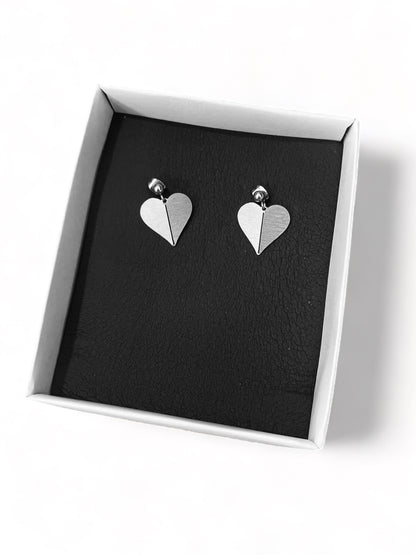 Σκουλαρίκια Origami Split Hearts mini