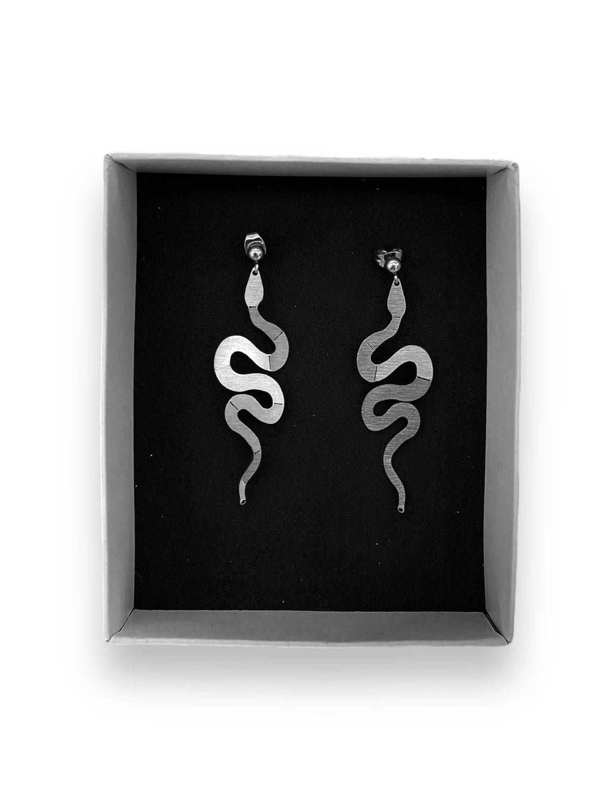 Origami Snake Earrings