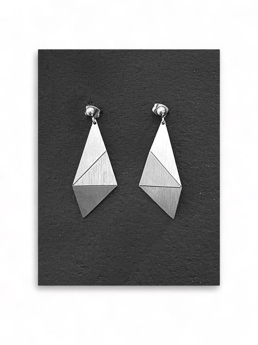 Σκουλαρίκια Origami Half Rhombus