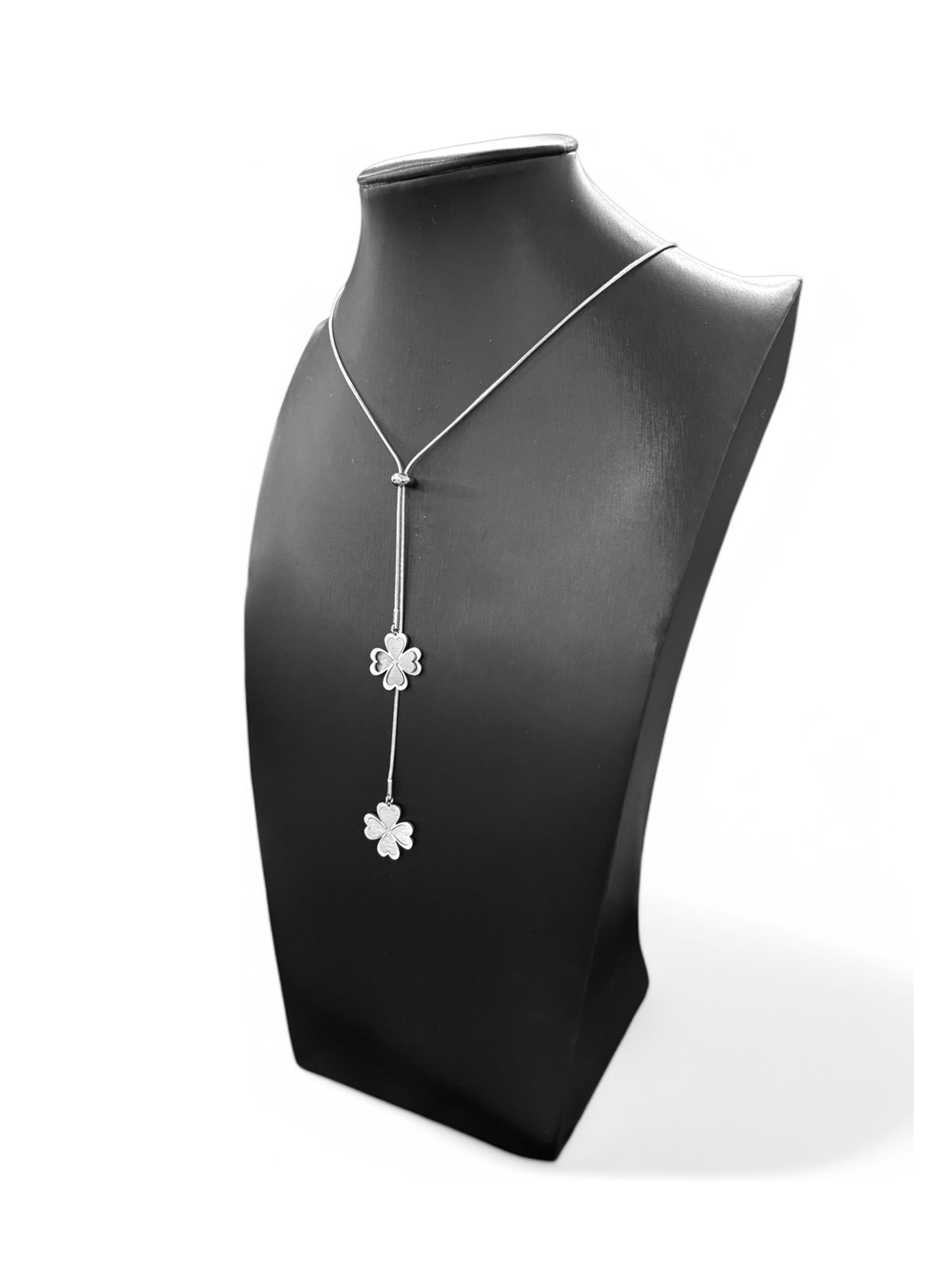 Διπλό Ρυθμιζόμενο Ατσάλινο Κρεμαστό Elegant Lucky Clover