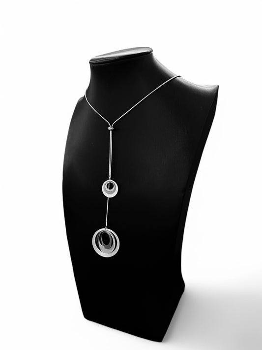 Διπλό Ρυθμιζόμενο Ατσάλινο Κρεμαστό  Double Elegant Circles