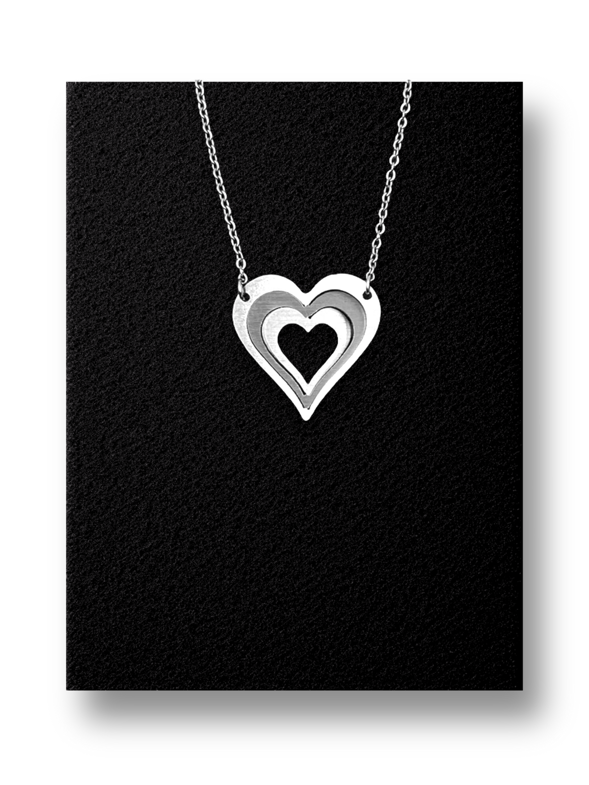 Κολιέ με αλυσίδα Illusion Love Heart mini