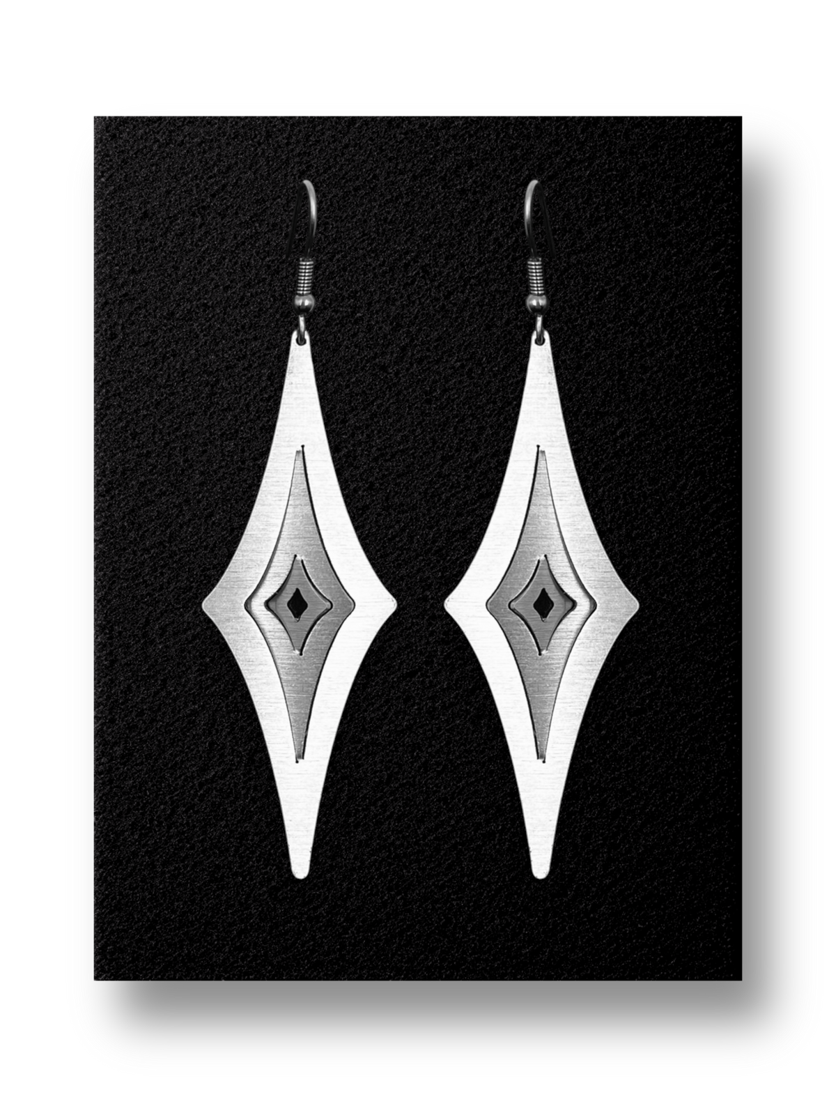 Illusion Long Stars Earrings