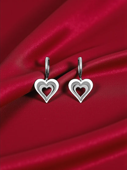 Σκουλαρίκια Illusion Love Hearts mini