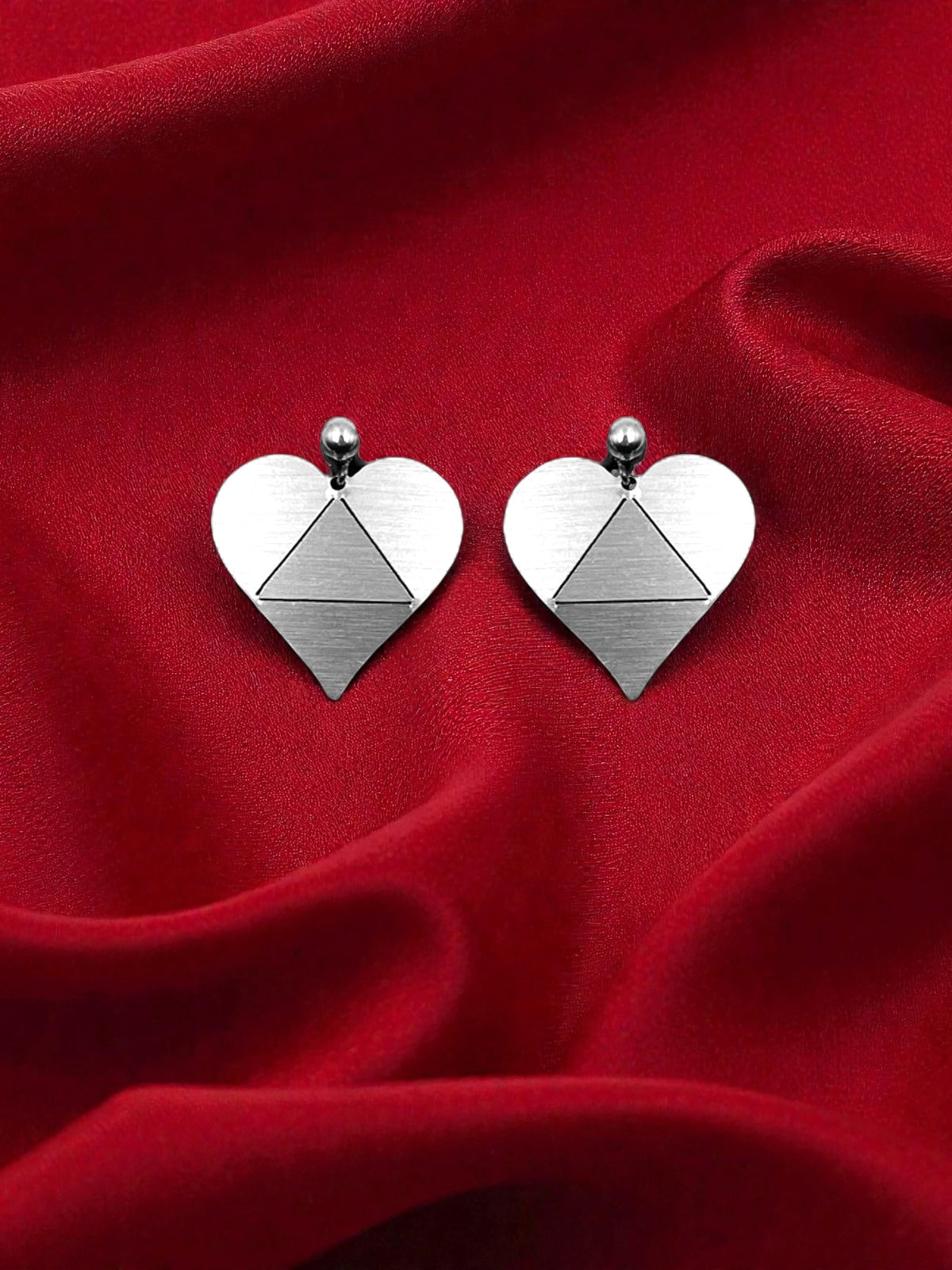 Σκουλαρίκια Origami Hearts