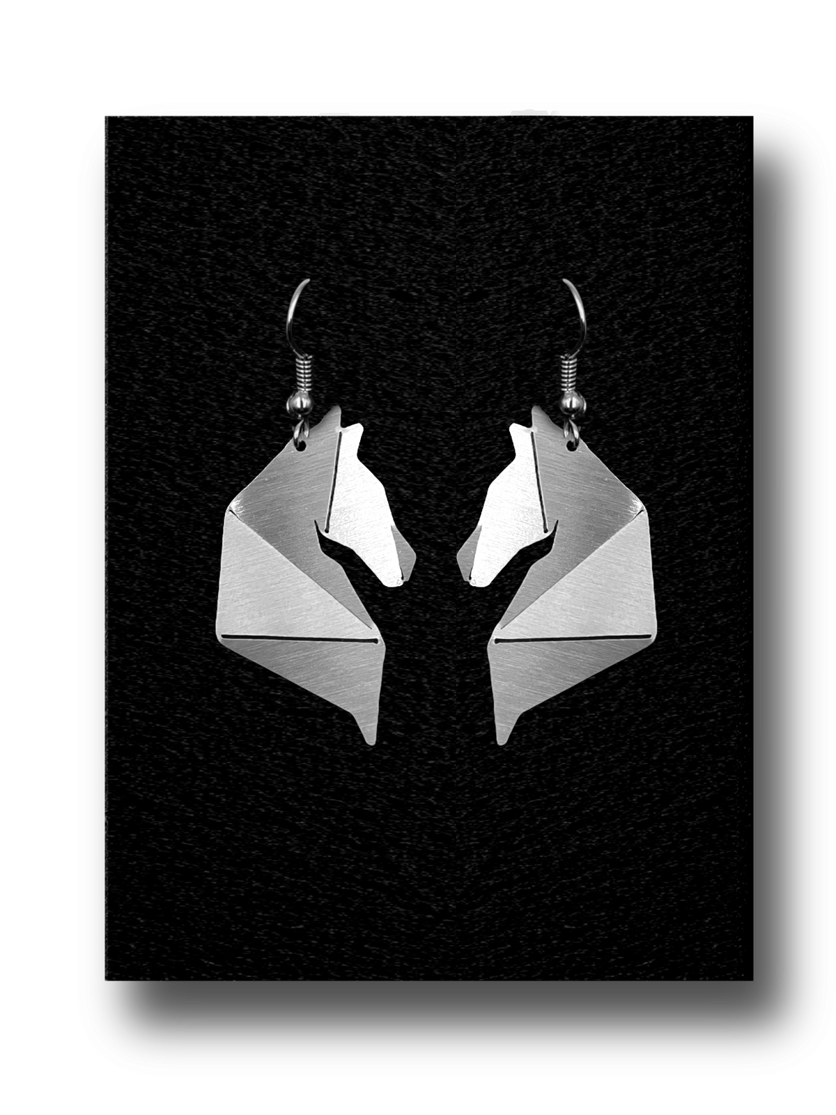 Σκουλαρίκια Origami Horse