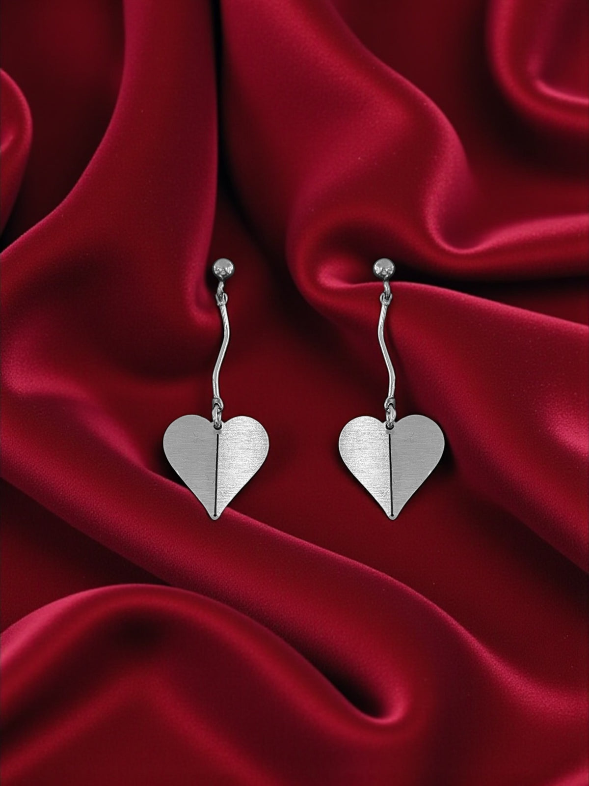 Σκουλαρίκια Origami Falling Hearts mini
