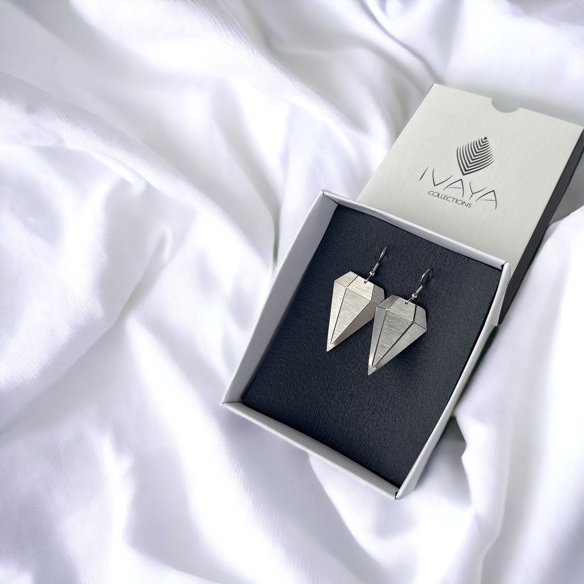 Origami Diamond Earrings