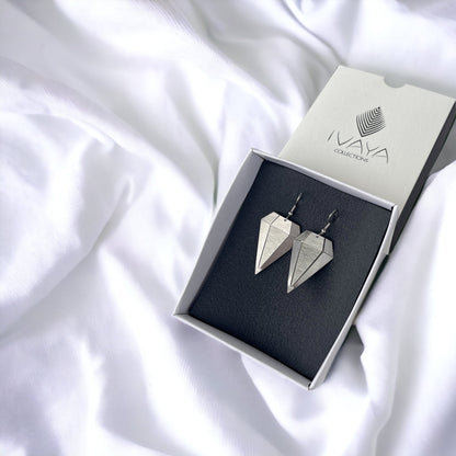 Origami Diamond Earrings