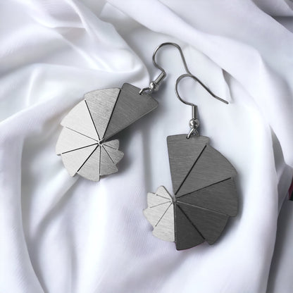 Σκουλαρίκια Origami Fibonacci