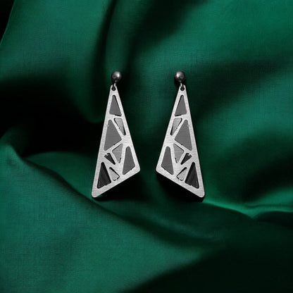 Σκουλαρίκια Mosaic  Assymetric Triangles