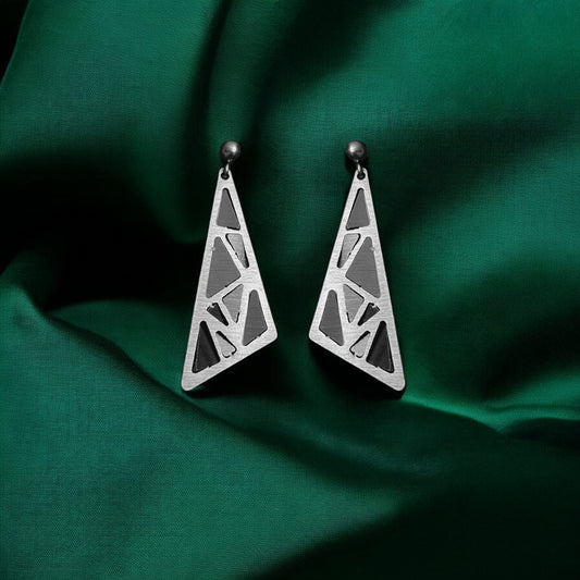 Σκουλαρίκια Mosaic  Assymetric Triangles