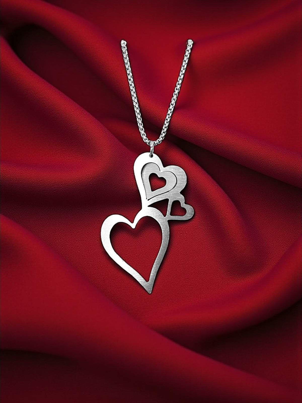 Κρεμαστό Illusion Triple Hearts