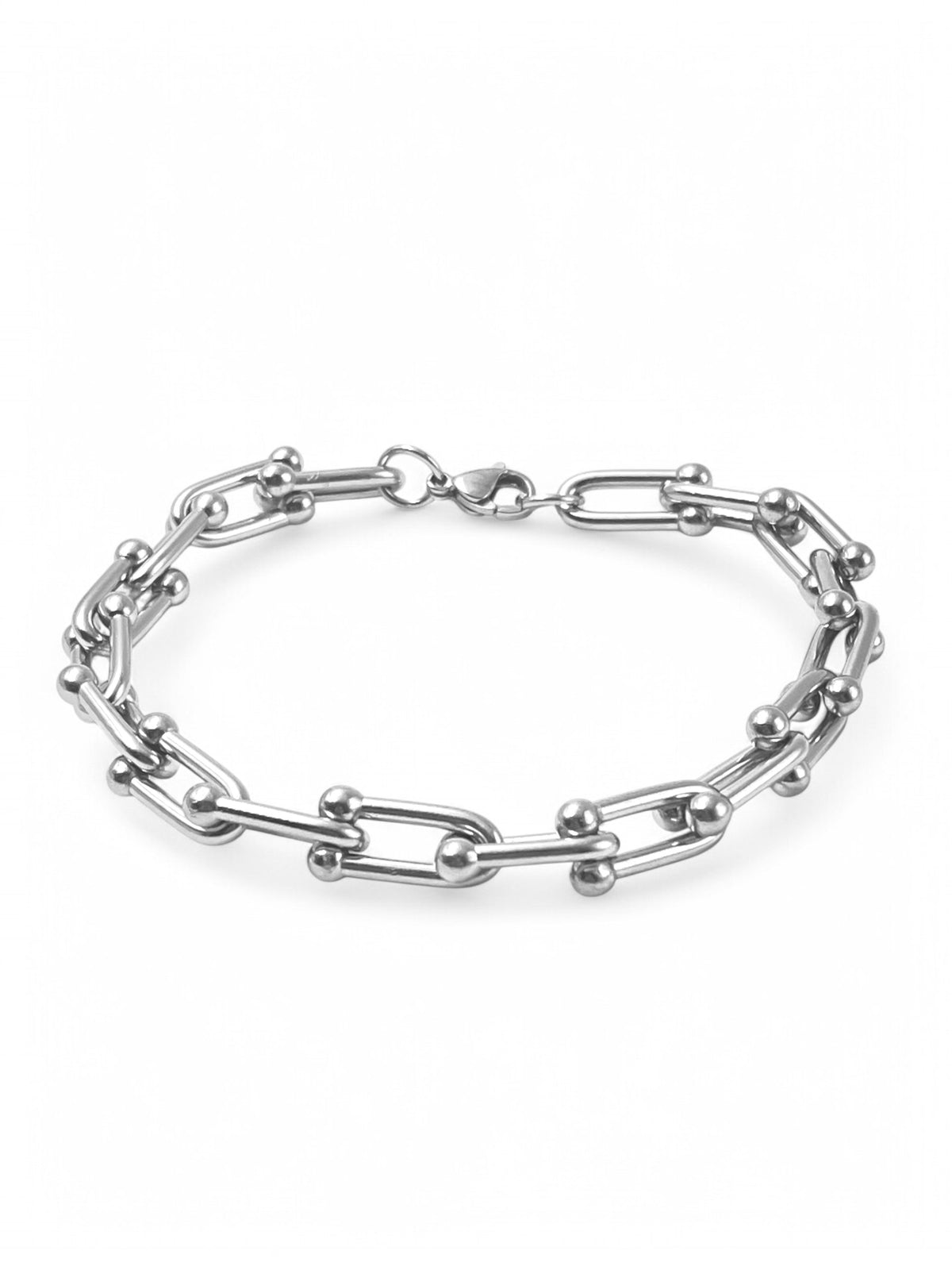 Steel Chain Bracelet Petals