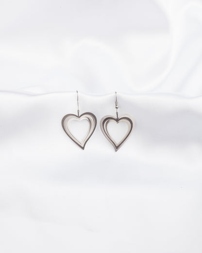 Σκουλαρίκια Illusion Hearts