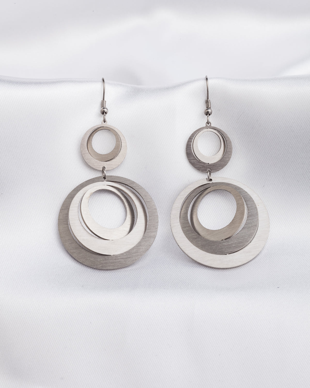 Σκουλαρίκια Elegant Double Circles