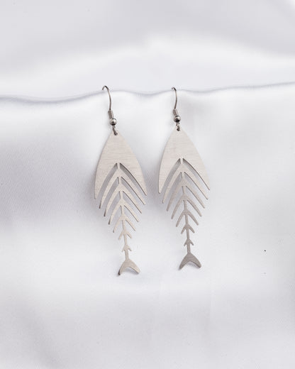 Elegant Fishbone Earrings