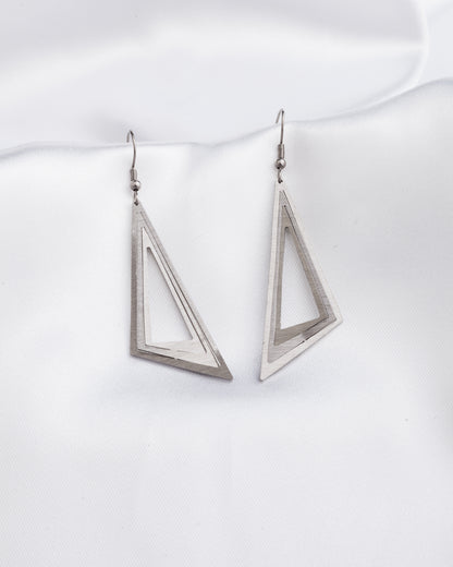 Σκουλαρίκια Illusion Assymetric Triangles
