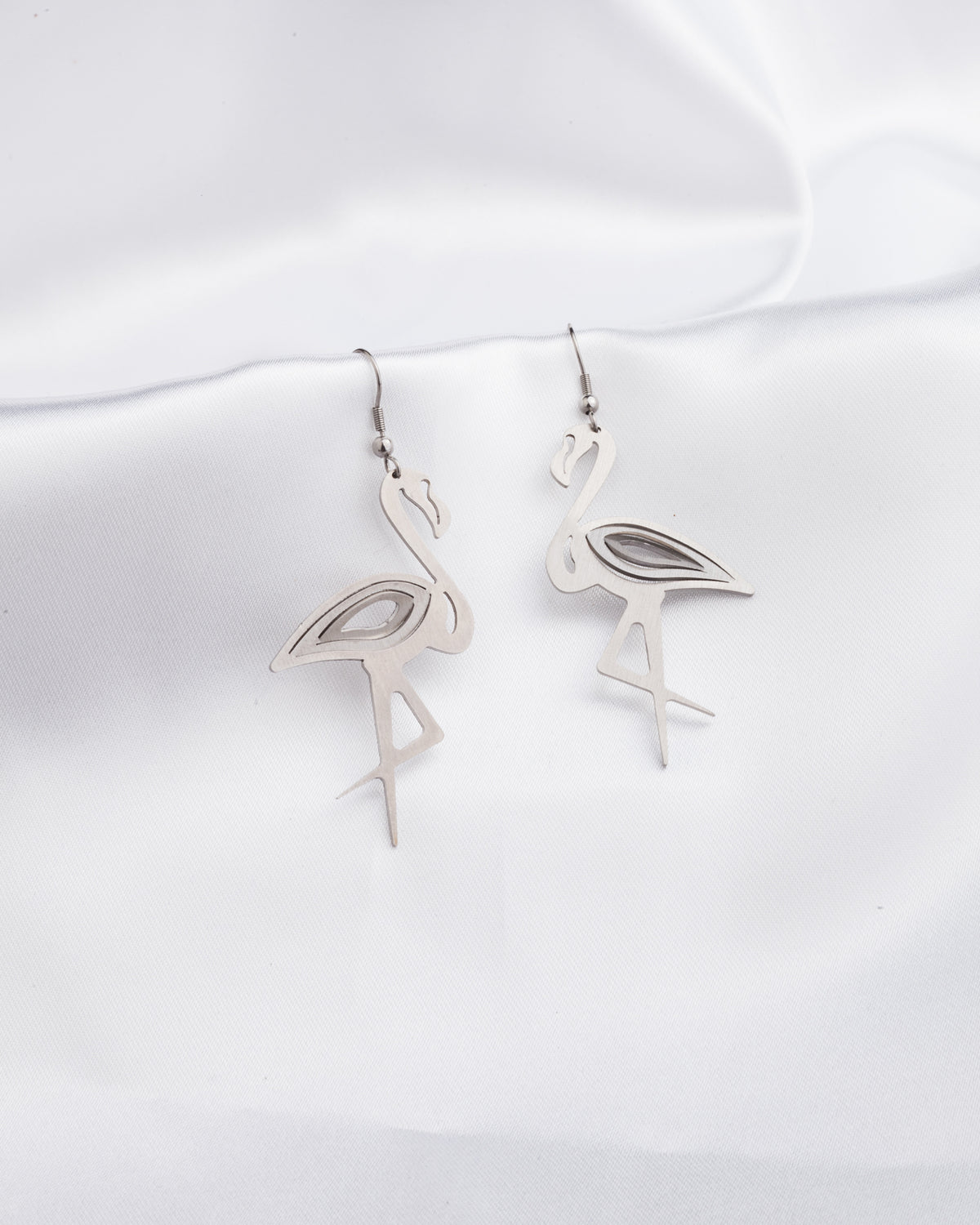 Illusion Flamingo Earrings