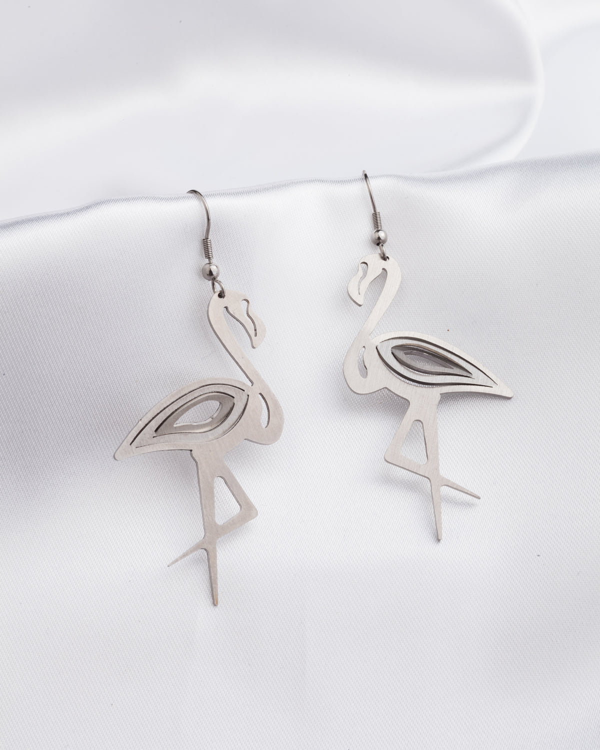 Illusion Flamingo Earrings