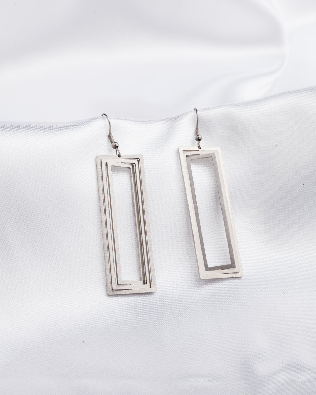 Σκουλαρίκια Elegant Rectangle
