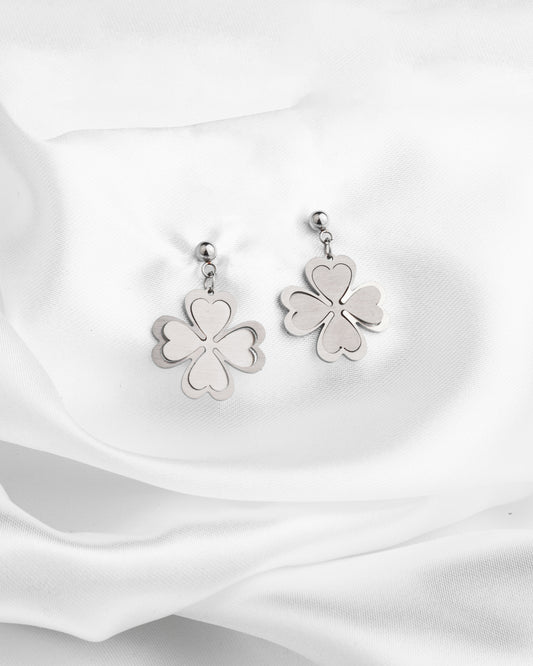 Σκουλαρίκια Elegant Four Leafs Clover