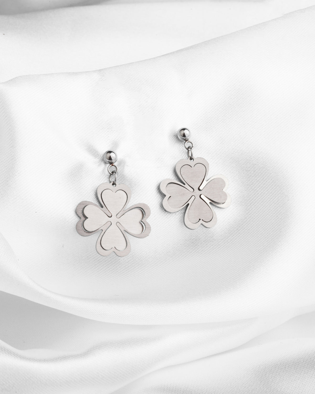 Σκουλαρίκια Elegant Four Leafs Clover