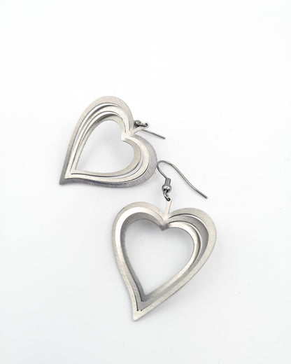 Σκουλαρίκια Illusion Hearts