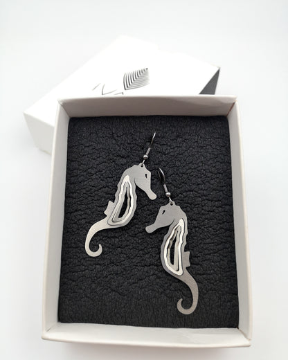 Σκουλαρίκια Illusion Seahorse