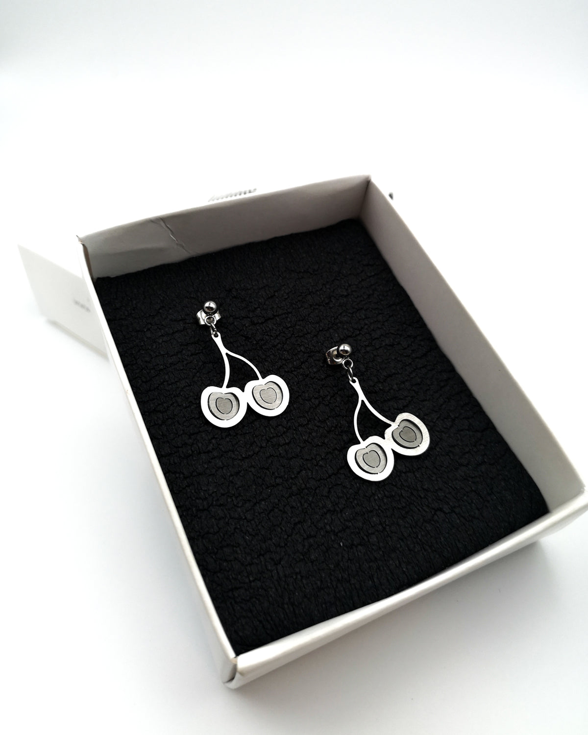 Illusion Cherries mini earrings
