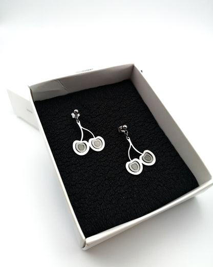 Illusion Cherries mini earrings