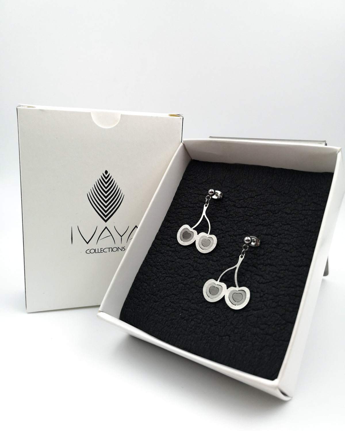 Illusion Cherries mini earrings