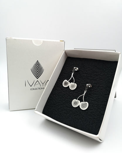 Illusion Cherries mini earrings
