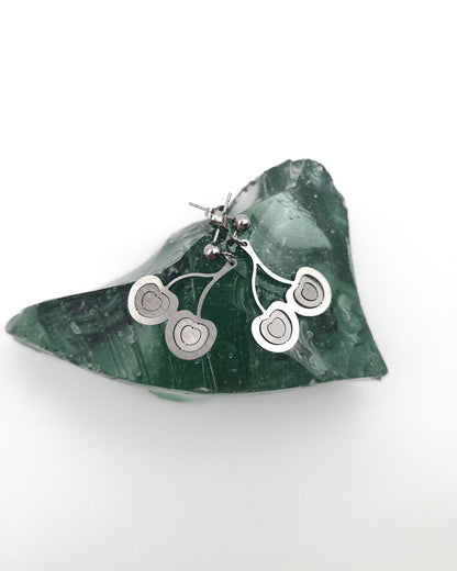 Illusion Cherries mini earrings