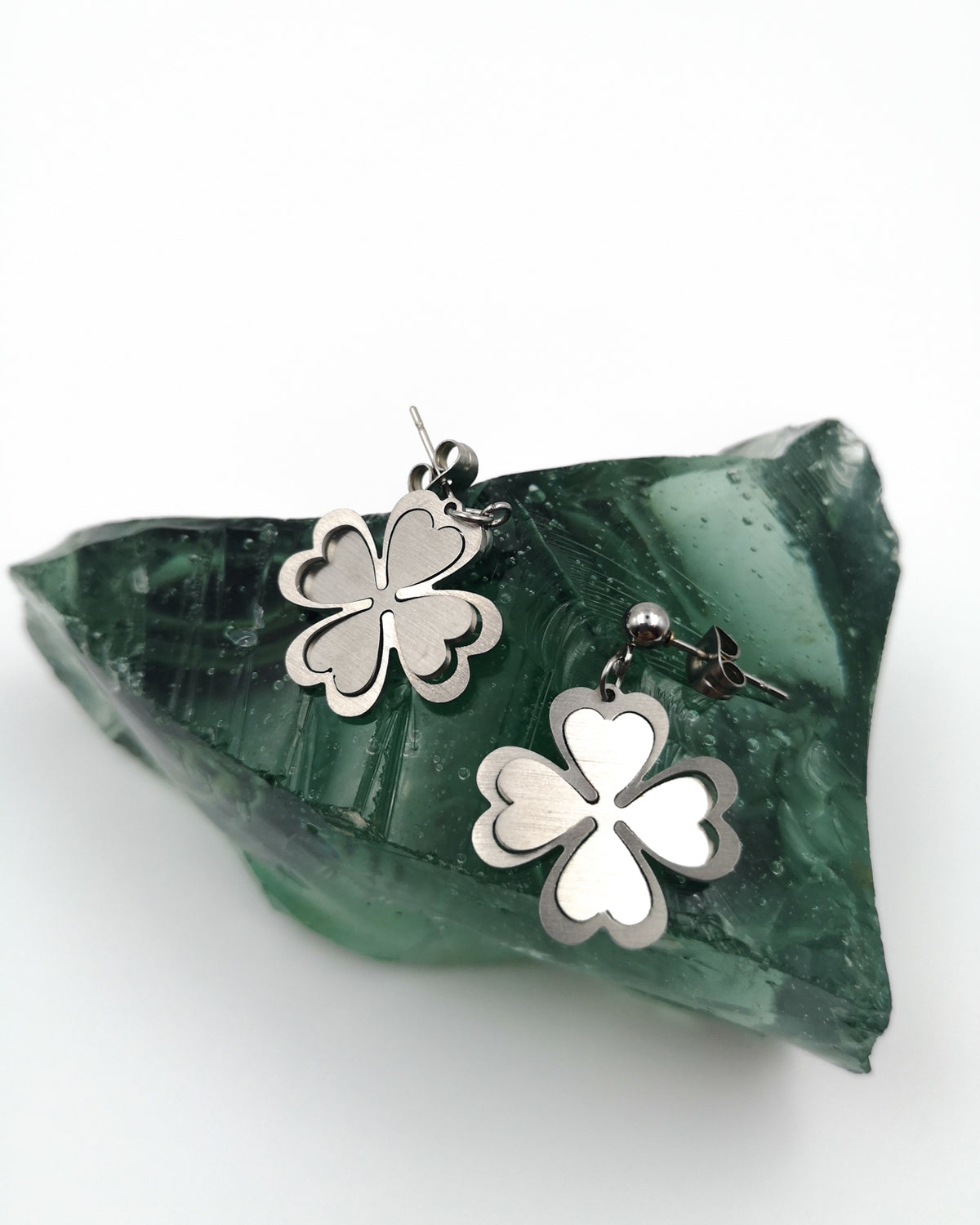 Σκουλαρίκια Elegant Four Leafs Clover