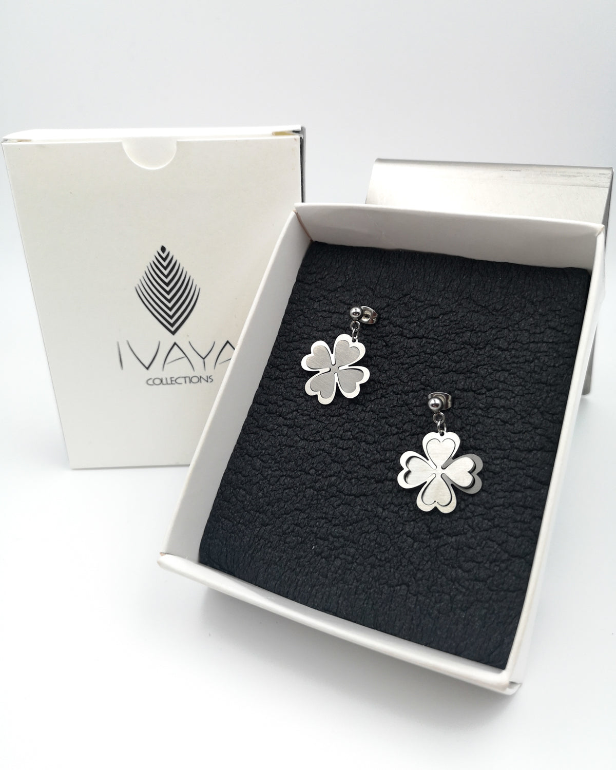 Σκουλαρίκια Elegant Four Leafs Clover