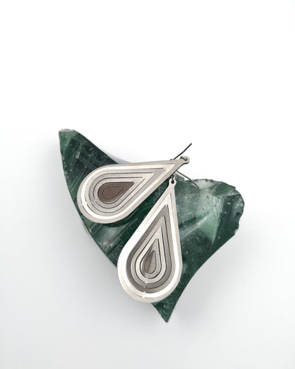 Σκουλαρίκια Illusion Teardrop