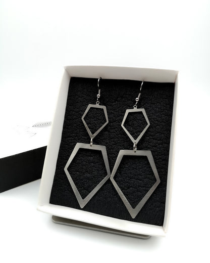 Split Diamond Earrings