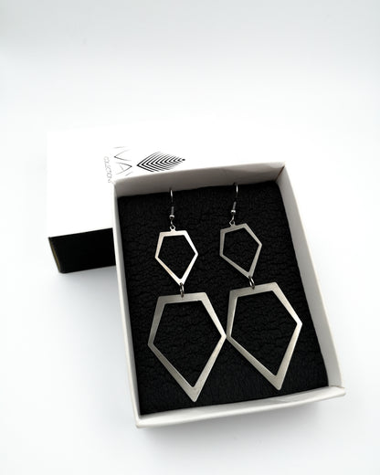 Split Diamond Earrings