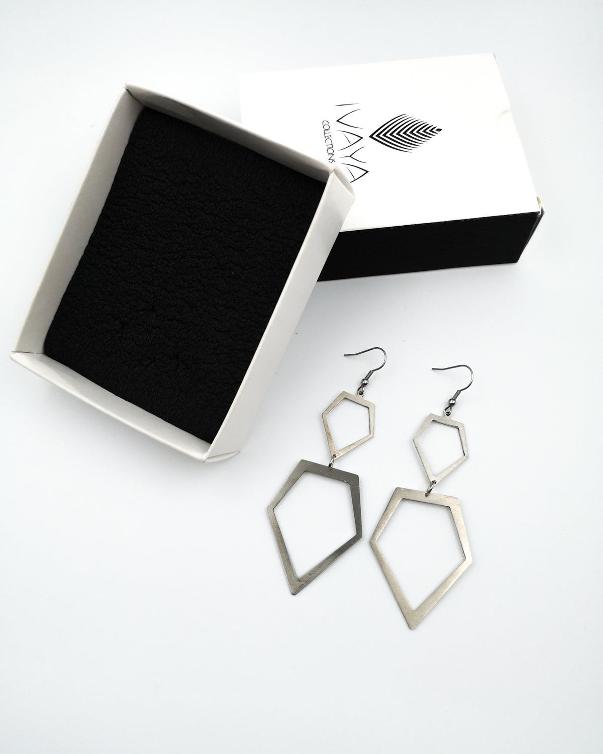 Split Diamond Earrings
