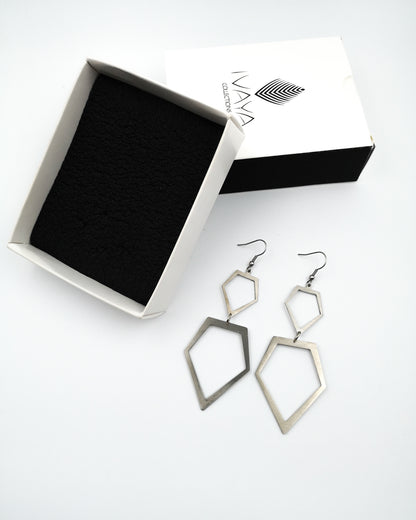 Split Diamond Earrings