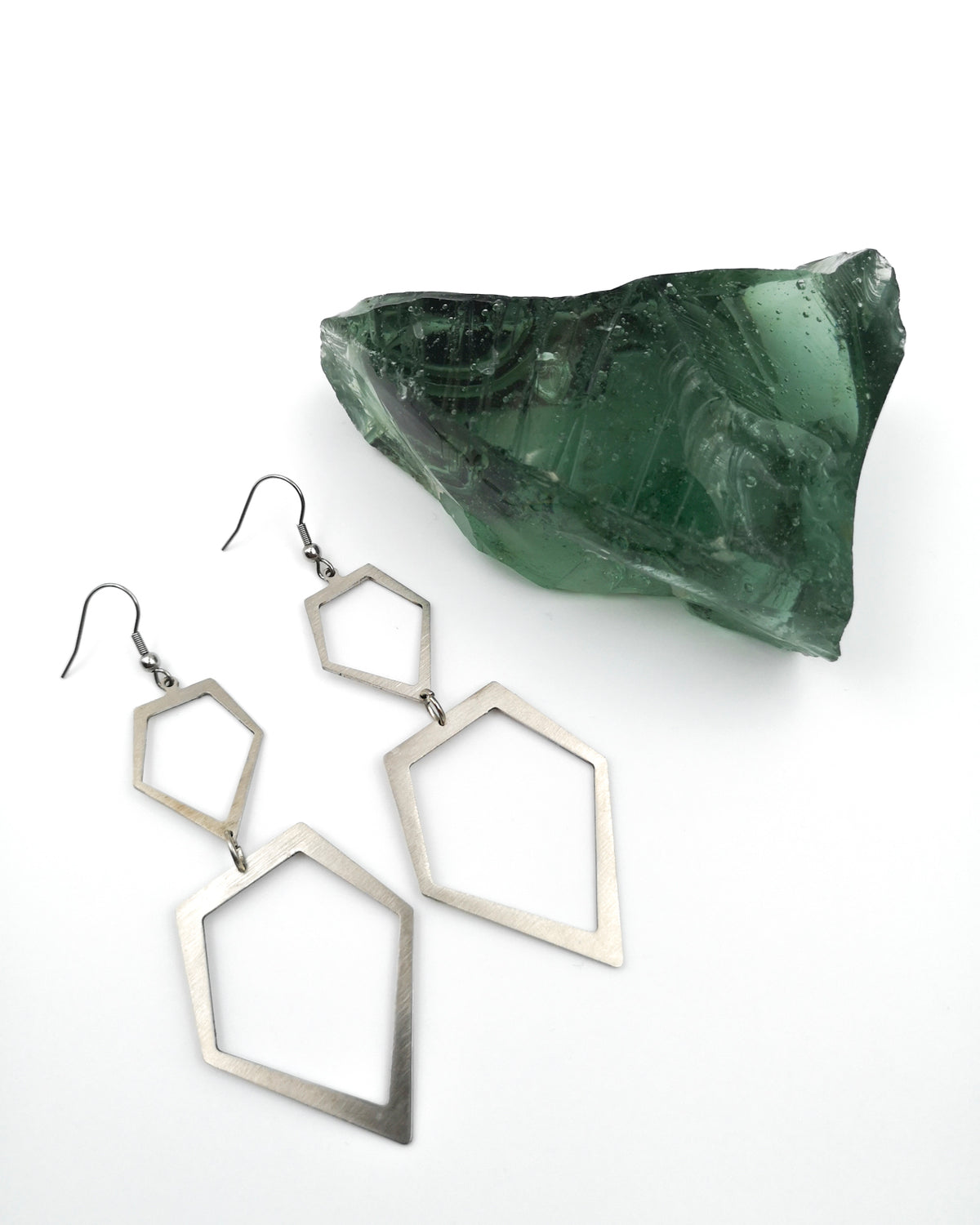 Split Diamond Earrings