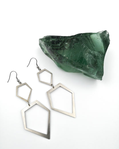 Split Diamond Earrings