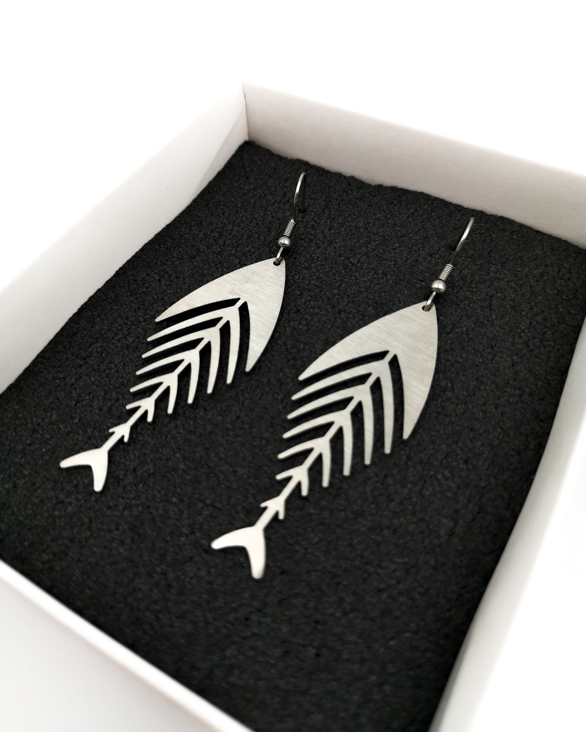 Elegant Fishbone Earrings